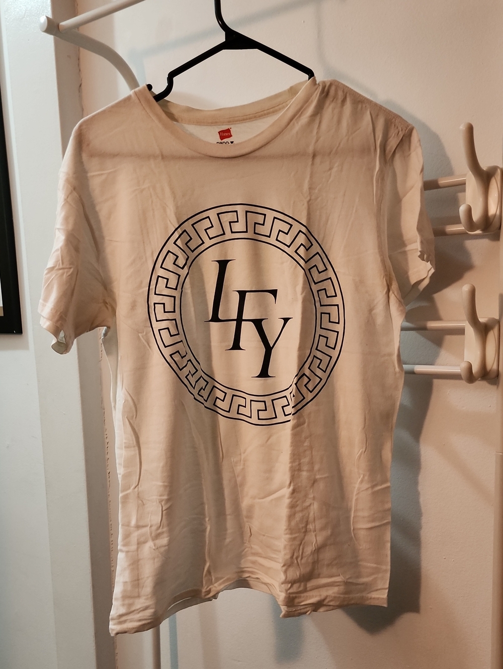 Lust For Youth LFY Logo Graphic Tee in Off-White